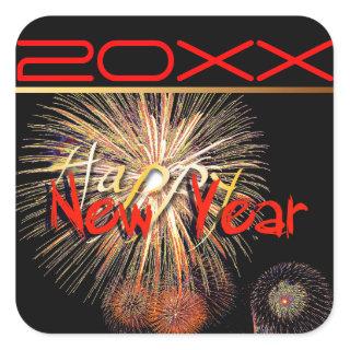 Fireworks Happy New Year Custom 2019 S Sticker