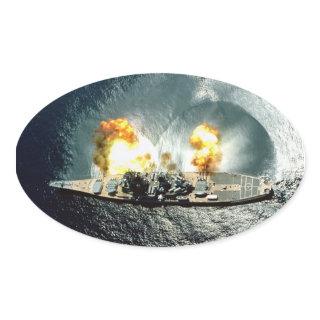 Firing Full Broadside Stickers