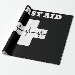First Aid TShirt  Red Cross Emergency Lifeguard St