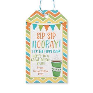 First Day of School Coffee Teacher Gift Tags