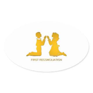 First Reconciliation Oval Sticker