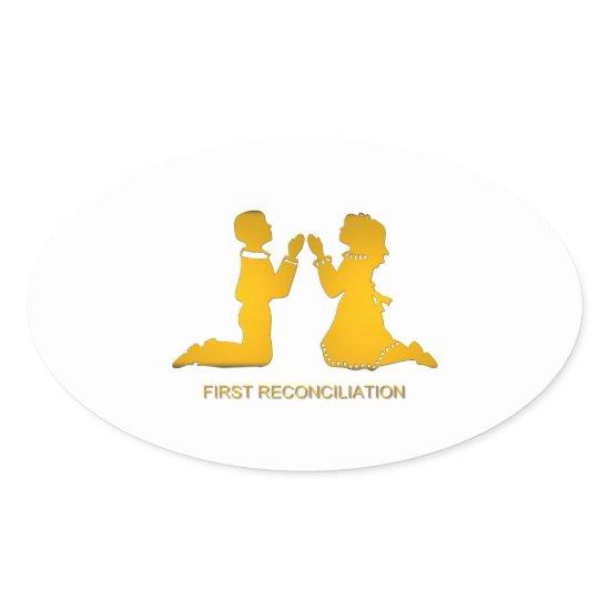 First Reconciliation Oval Sticker