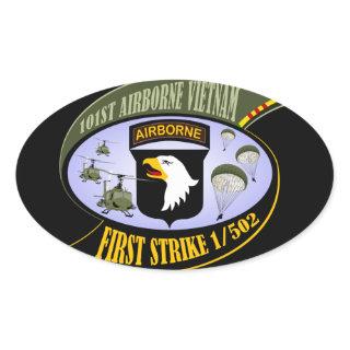 First Strike 1/502 Oval Sticker