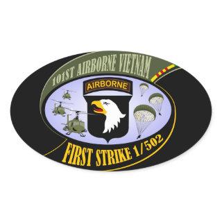 First Strike 1/502 Oval Sticker