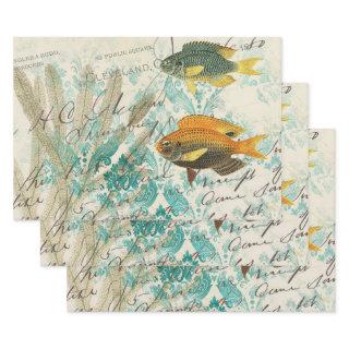 Fish and Seaweed with Writing  Sheets