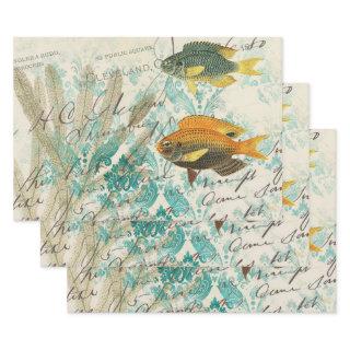 Fish and Seaweed with Writing  Sheets
