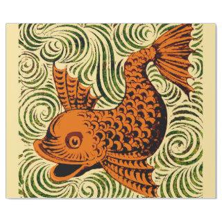 Fish Antique Tile Old art ancient