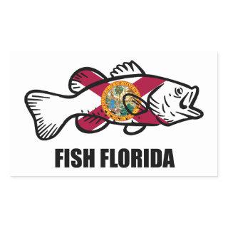 Fish Florida Rectangular Sticker