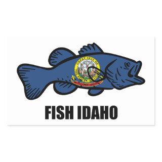 Fish Idaho Rectangular Sticker