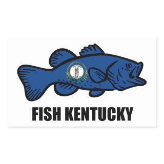 Fish Kentucky Rectangular Sticker