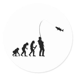 Fishing Classic Round Sticker