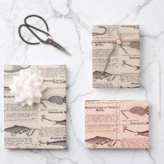 Fishing Lures Advertising Fisherman Art  Sheets