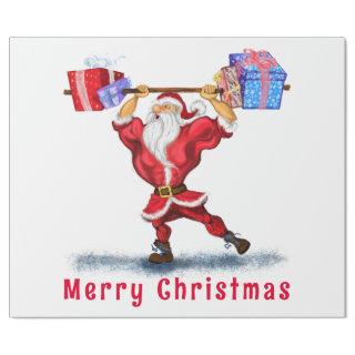 Fit Santa Claus Funny Christmas