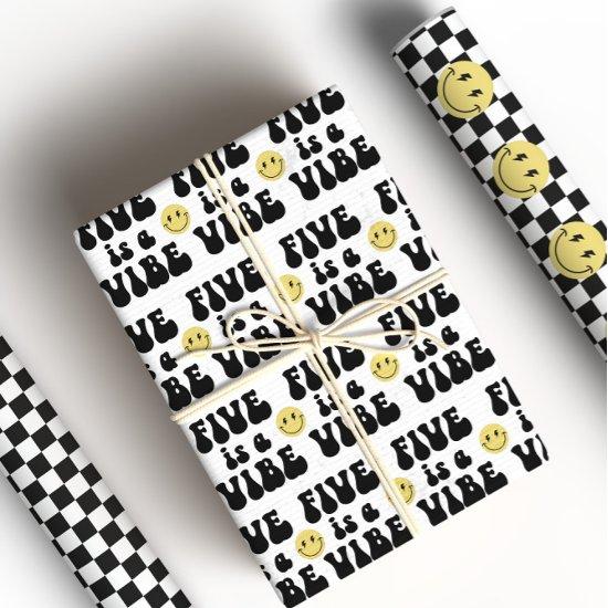 Five is a Vibe | Boys 5th Birthday   Sheets