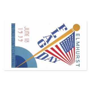 Flag Day Rectangular Sticker