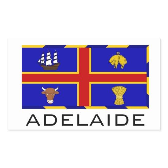 Flag of Adelaide, Australia Rectangular Sticker