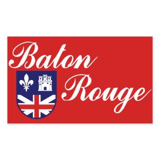 Flag of Baton Rouge, Louisiana Rectangular Sticker