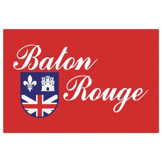 Flag of Baton Rouge (Louisiana) Tissue Paper