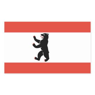 Flag of Berlin Rectangular Sticker