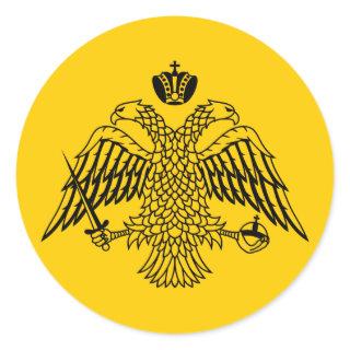 Flag of Byzantine Classic Round Sticker