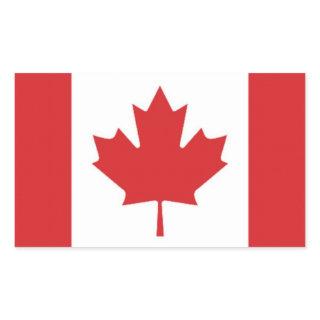 Flag of Canada Rectangular Sticker