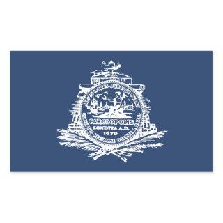 Flag of Charleston, South Carolina Rectangular Sticker