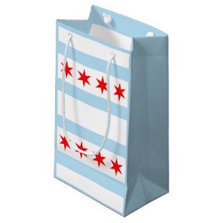 Flag of Chicago, Illinois Small Gift Bag