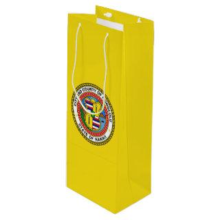 Flag of city of Honolulu, Hawaii Wine Gift Bag