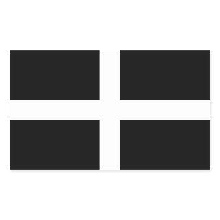 Flag of Cornwall Rectangular Sticker