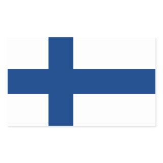 Flag of Finland Rectangular Sticker