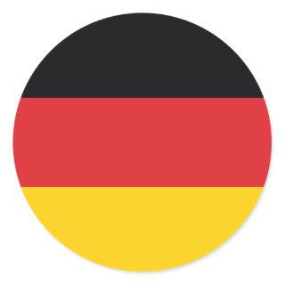 Flag of Germany Classic Round Sticker