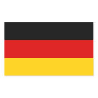 Flag of Germany Rectangular Sticker
