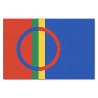Flag of Lapland (Christmas) (Sami) (Laplander) Tissue Paper