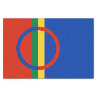 Flag of Lapland (Christmas) (Sami) (Laplander) Tissue Paper