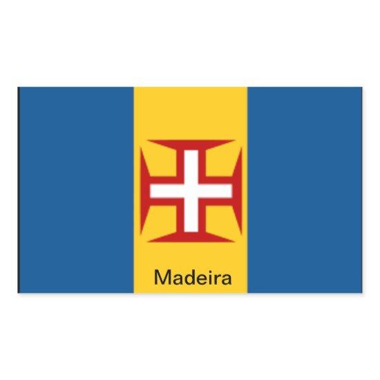 Flag of Madeira Rectangular Sticker