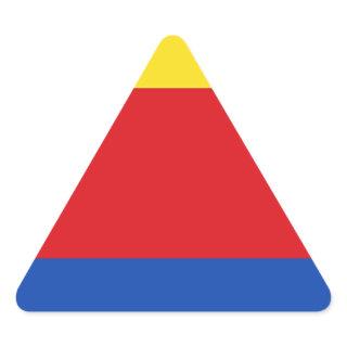 Flag of North Holland Triangle Sticker
