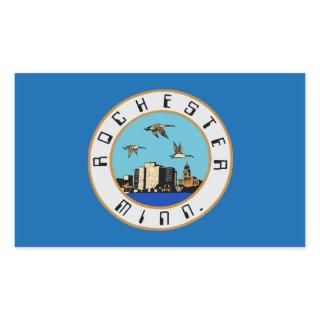 Flag of Rochester, Minnesota Rectangular Sticker