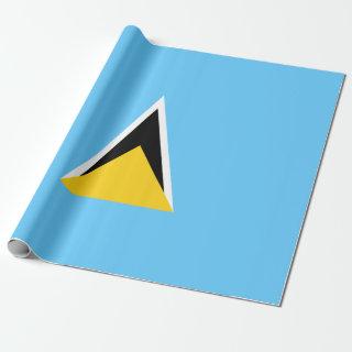 Flag of Saint Lucia (St Lucia) (Caribbean)