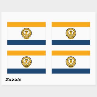Flag of San Jose, California  Rectangular Sticker