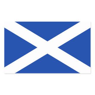Flag of Scotland Saltire - High Quality Image Rectangular Sticker