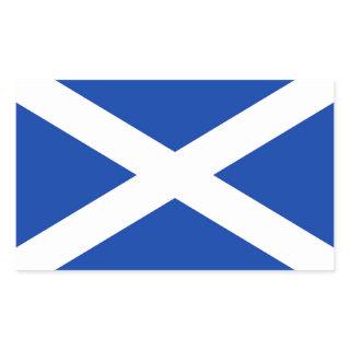 Flag of Scotland Saltire - High Quality Image Rectangular Sticker