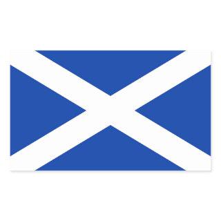 Flag of Scotland Saltire - High Quality Image Rectangular Sticker