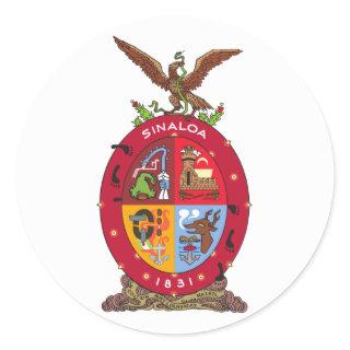 Flag of Sinaloa Classic Round Sticker