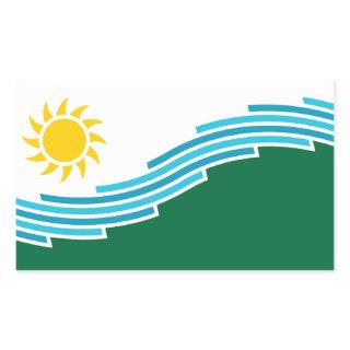 Flag of Spokane, Washington Rectangular Sticker