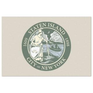 Flag of Staten Island (Borough of New York City) Tissue Paper