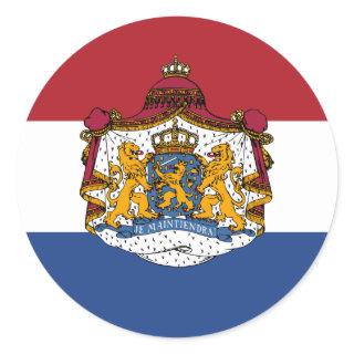 Flag of the Netherlands Coat of Arms Stickers
