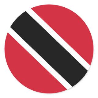 Flag of Trinidad and Tobago Classic Round Sticker