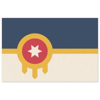 Flag of Tulsa (Oklahoma) Tissue Paper