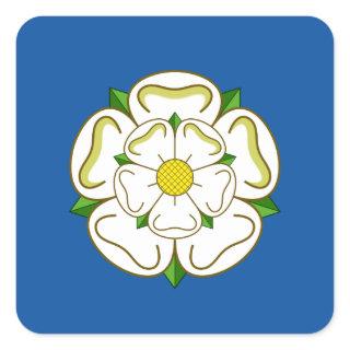 Flag of Yorkshire Square Sticker