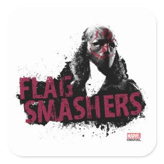Flag Smasher's Graphic Square Sticker